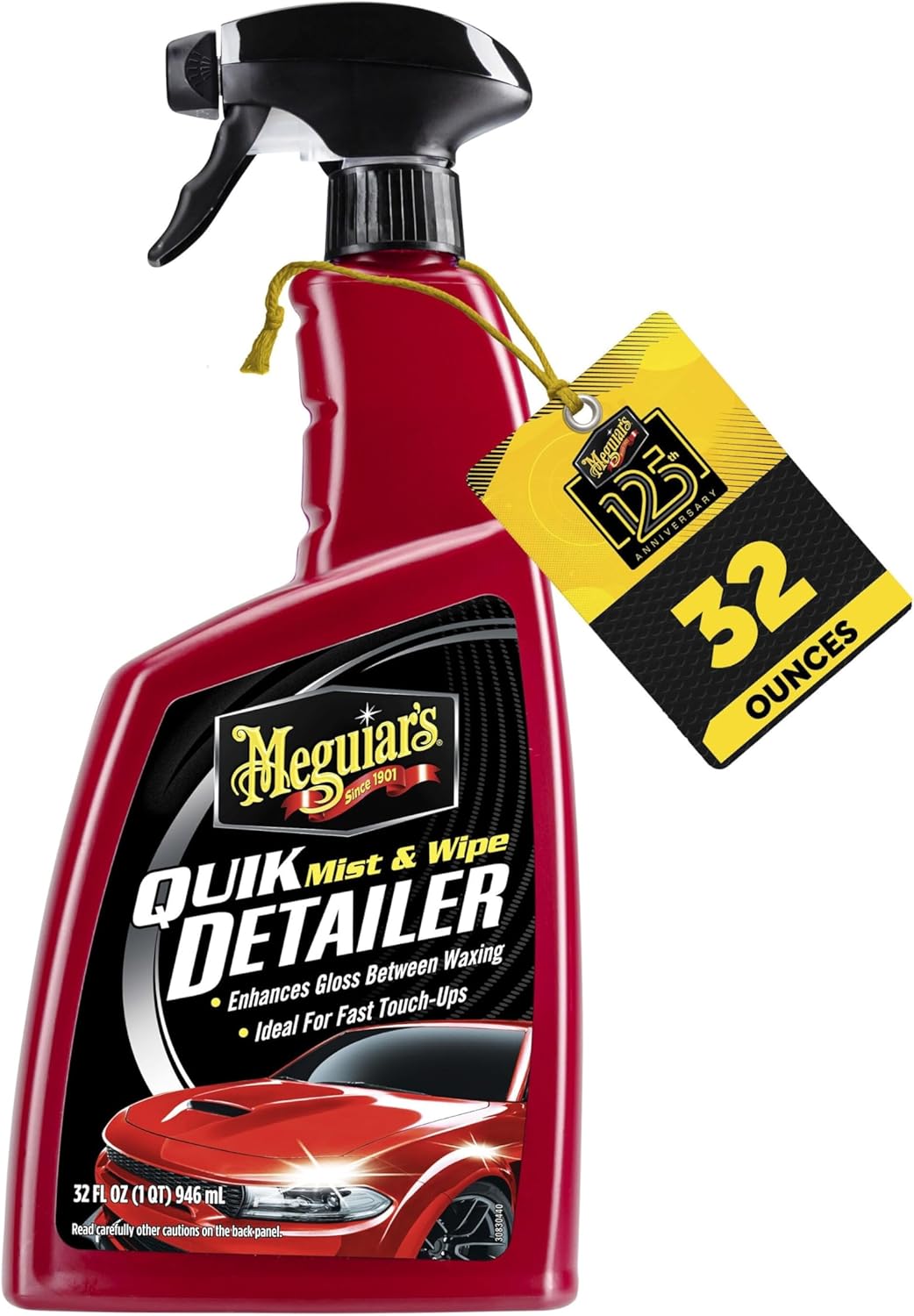 Amazon.com: Meguiar's Quik Detailer, Mist & Wipe Car Detailing Spray, Clear Light Contaminants and Boost Shine with a Quick Detailer Spray that Keeps Paint and Wax Looking Like New, 32 oz : Meguiars: Everything Else