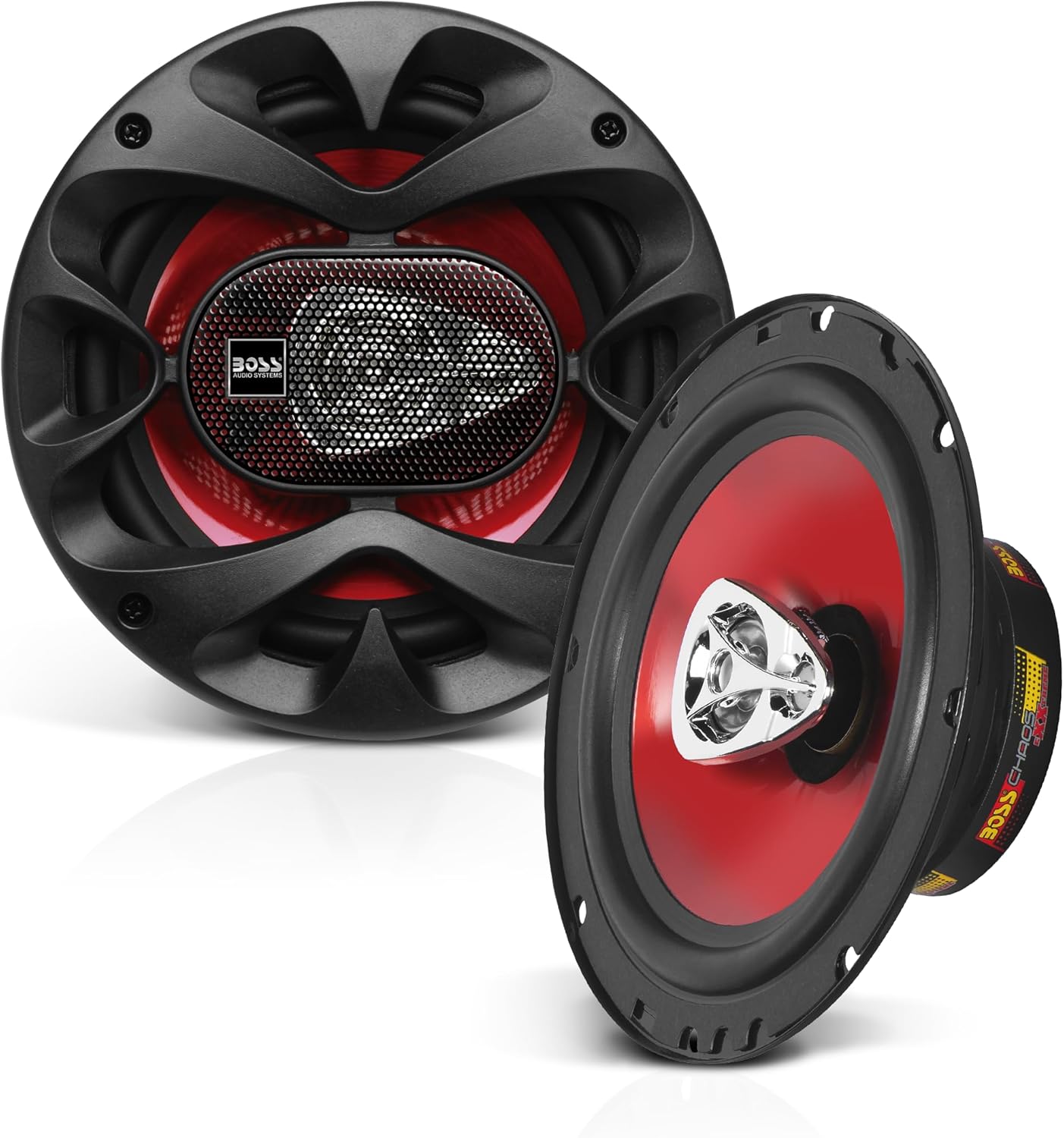 Amazon.com: BOSS Audio Systems CH6530 Chaos Series 6.5 Inch Car Door Speakers - 300 Watts (Pair), 3 Way, Full Range, Tweeters, Coaxial, Sold in Pairs : Musical Instruments