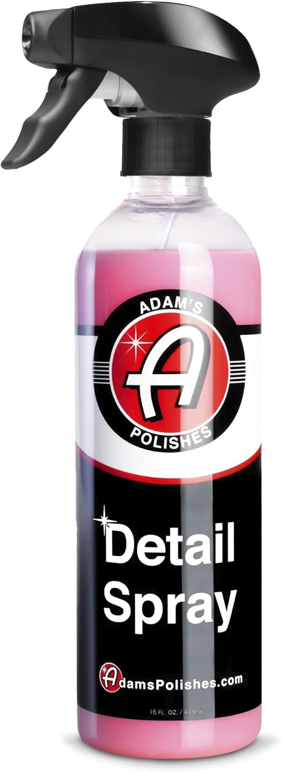 Amazon.com: Adam's Detail Spray (16 fl. oz) - Quick Waterless Car Detailer | Polisher Clay Bar & Car Wax Booster | Adds Shine & Gloss Depth : Automotive