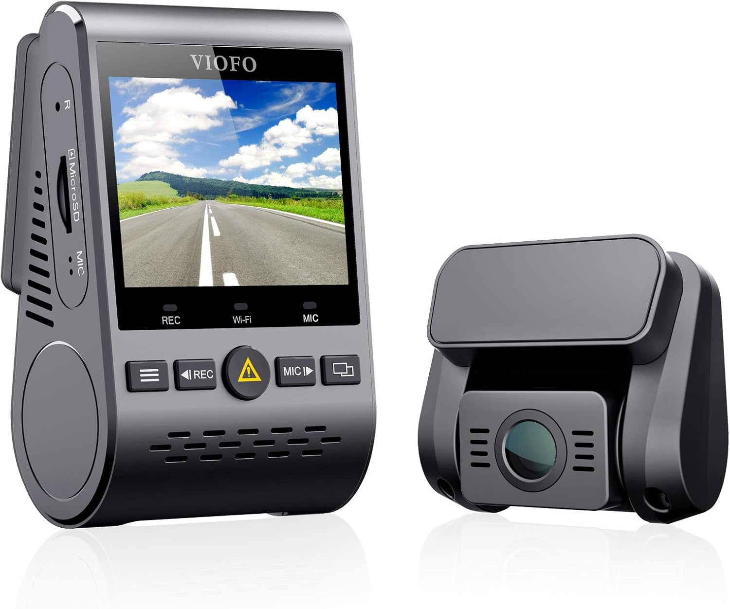 Amazon.com: VIOFO A129 Duo Dual Lens Dash Cam Full HD 1080P 140° Wide Angle Dashboard Camera w/GPS, Low Light Vision G-Sensor : Electronics