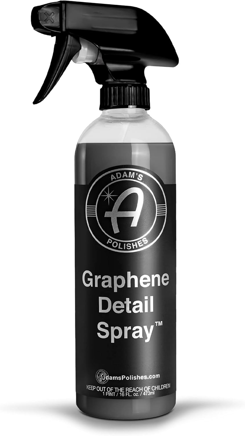 Amazon.com: Adam's Polishes Graphene Detail Spray (16 Fl Oz) - Extend Protection of Waxes, Sealants, & Coatings | Waterless Detailer For Car Detailing | Clay Bar, Drying Aid, Add Ceramic Graphene Protection : Automotive